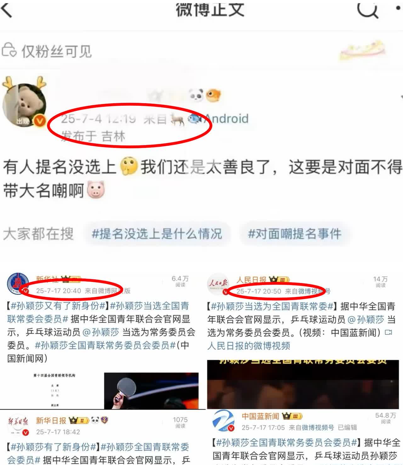 有些女人天生就是享福的命！
比如孙颖莎！
有嘿子月初发文嘲諷孙颖莎提名落选，