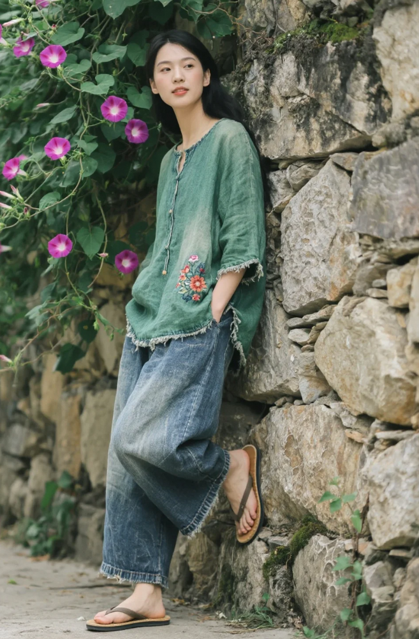 小姐姐没摆pose，却美得像生活本身的样子
