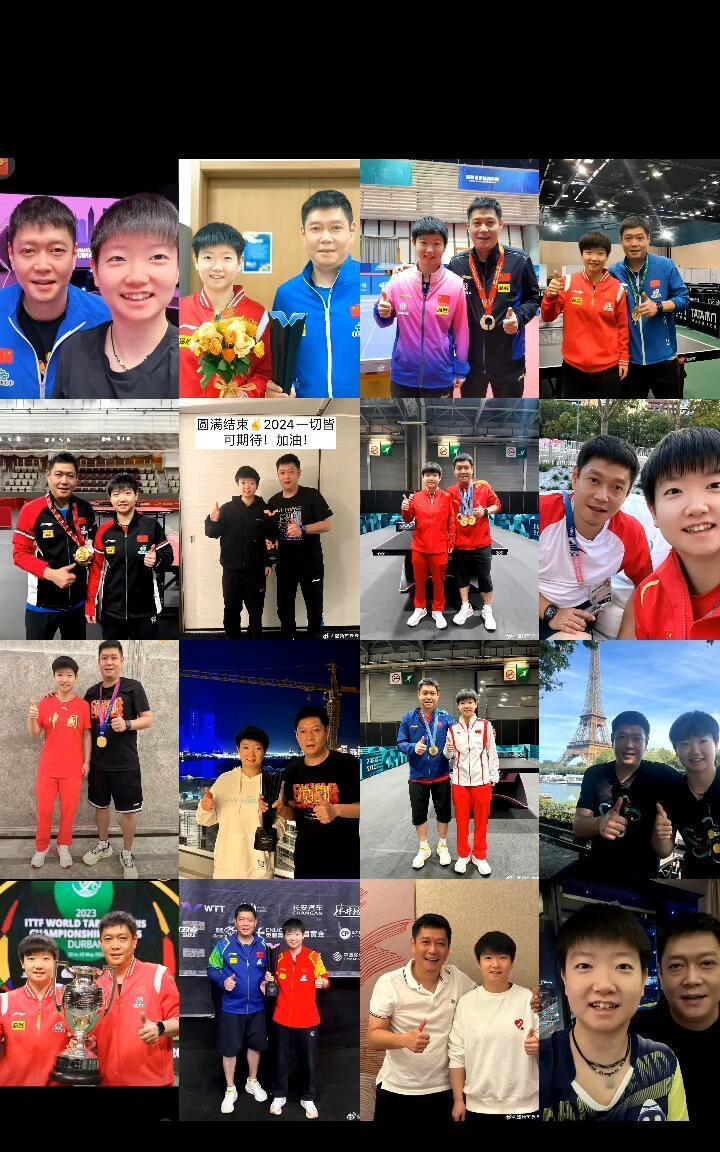 乒乓球这条路，孙颖莎能坚持下去，感谢这对师徒俩，莎莎多亏有邱贻可得一路陪伴！
孙