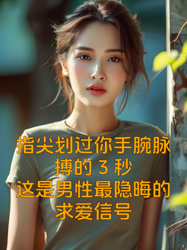 指尖划过你手腕脉搏的3秒：这是男性最隐晦的求爱信号