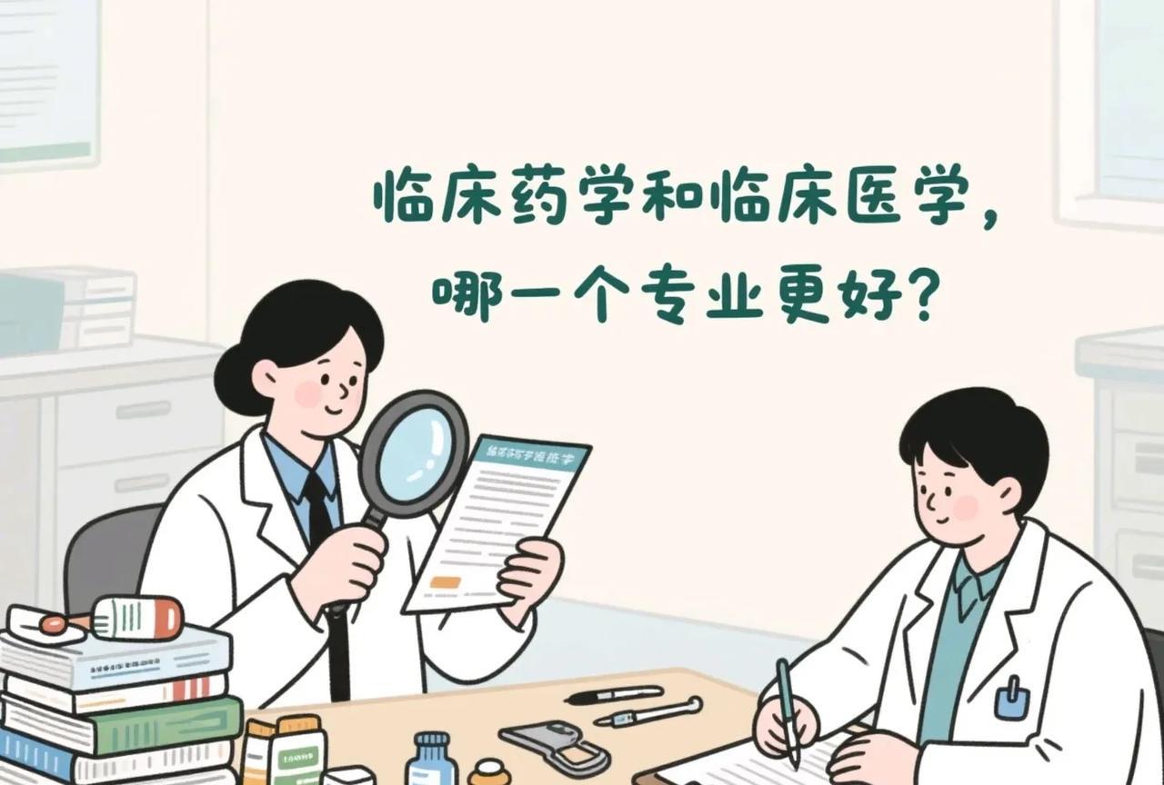 #临床药学和临床医学哪一个专业更好# 
临床药学和临床医学，这两个看似都带“临床