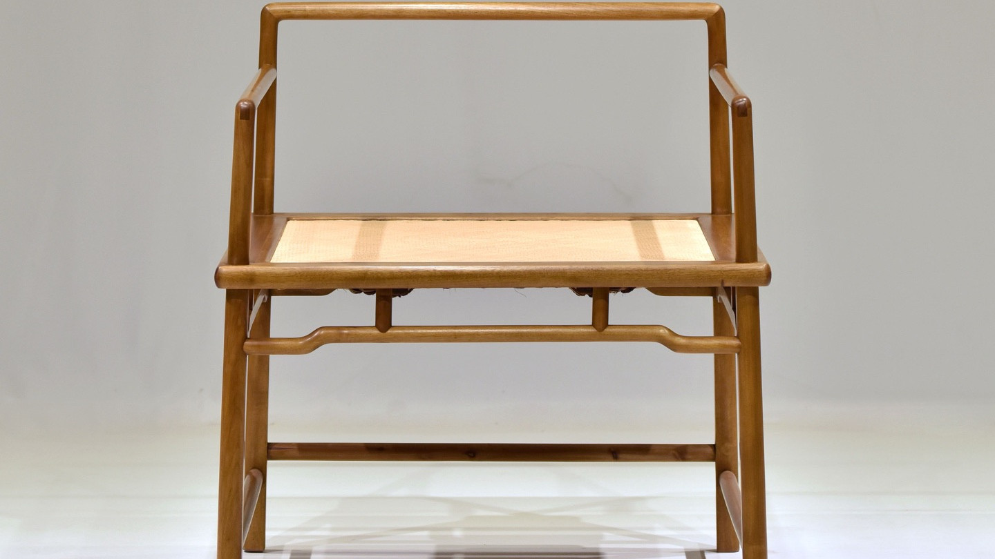 楠香伴禅，金丝楠木藤面禅椅