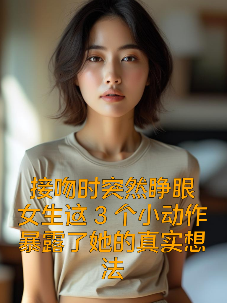 接吻时突然睁眼？女生这3个小动作暴露了她的真实想法！