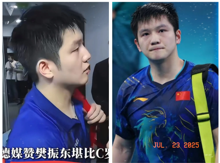 樊振东怕是自己都没想到，
就连刘国梁、王励勤估计也没料到，
大半年没咋比赛的他，