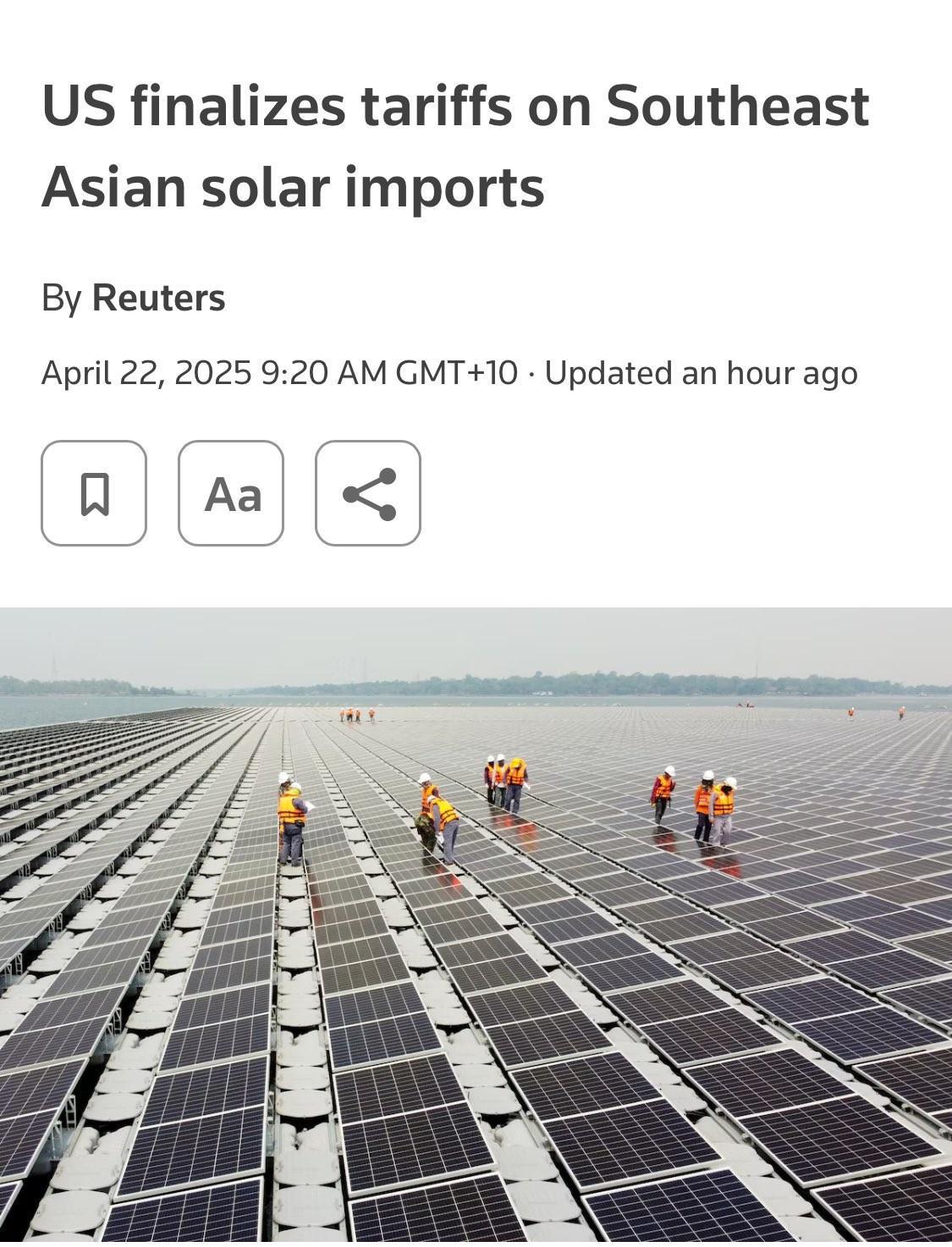 原本以为美国245%的对等关税已经够夸张了，没想到现在对东南亚国家征收的反倾销税