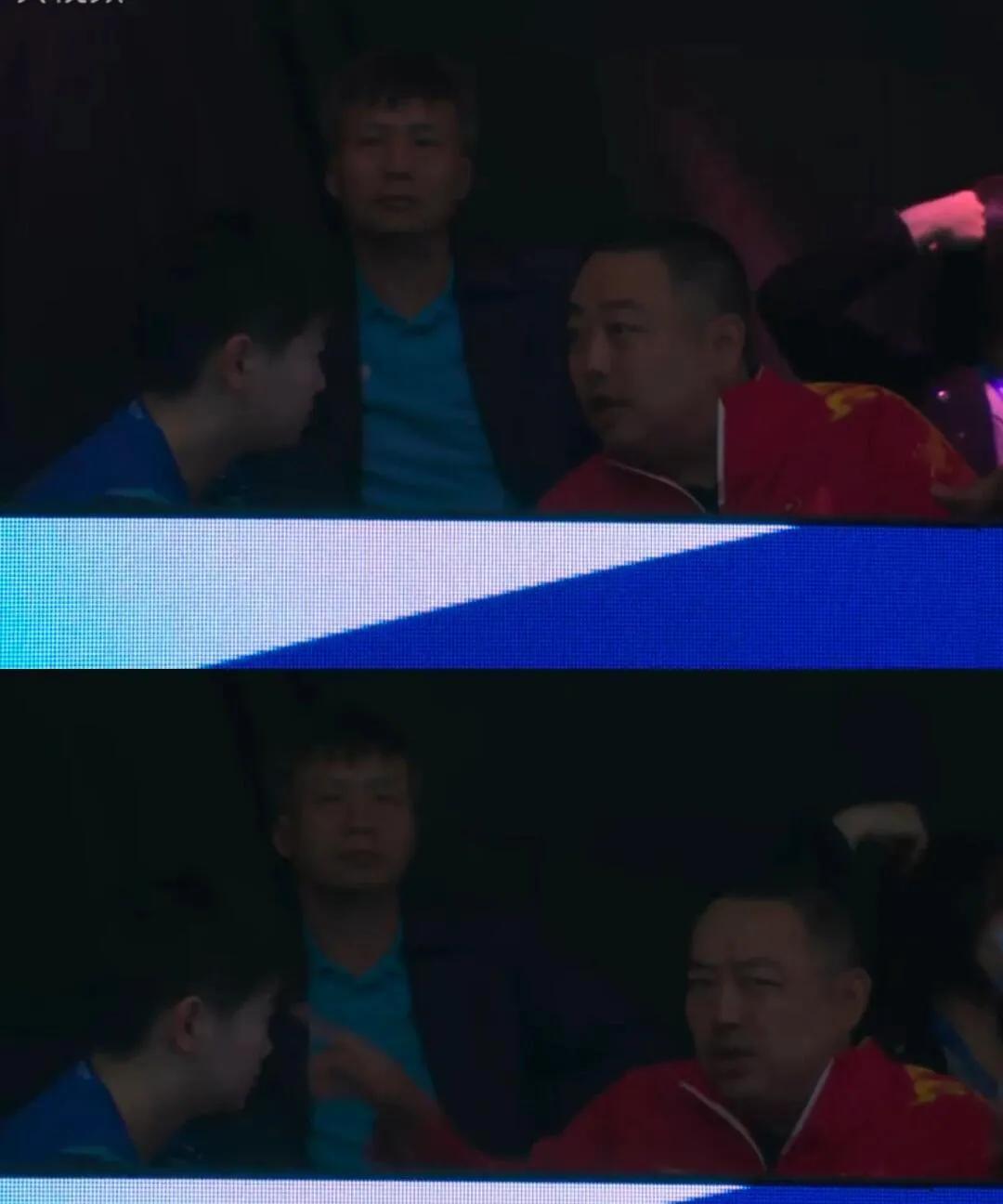 复盘一下，莎莎今天赢得不太容易呢！
刘国梁看着莎莎说，真的要好好指导一下接下来的