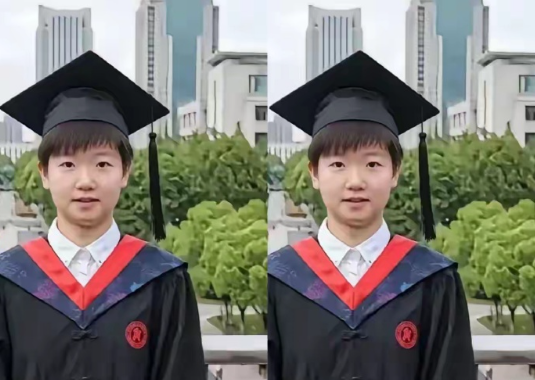 赛场上横扫千军，校园里沉淀成长！穿学位服的孙颖莎又美又飒！文体融合下的她赛场学业
