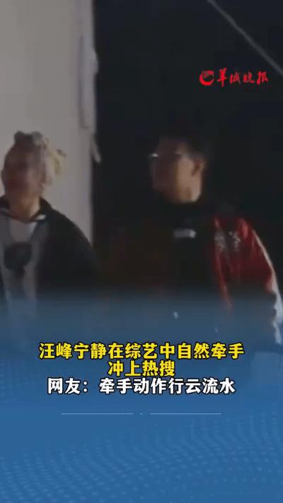 综艺的绚烂舞台之上，汪峰与宁静自然而然牵手的画面就像一颗甜蜜的炸弹，猛然炸响，刹
