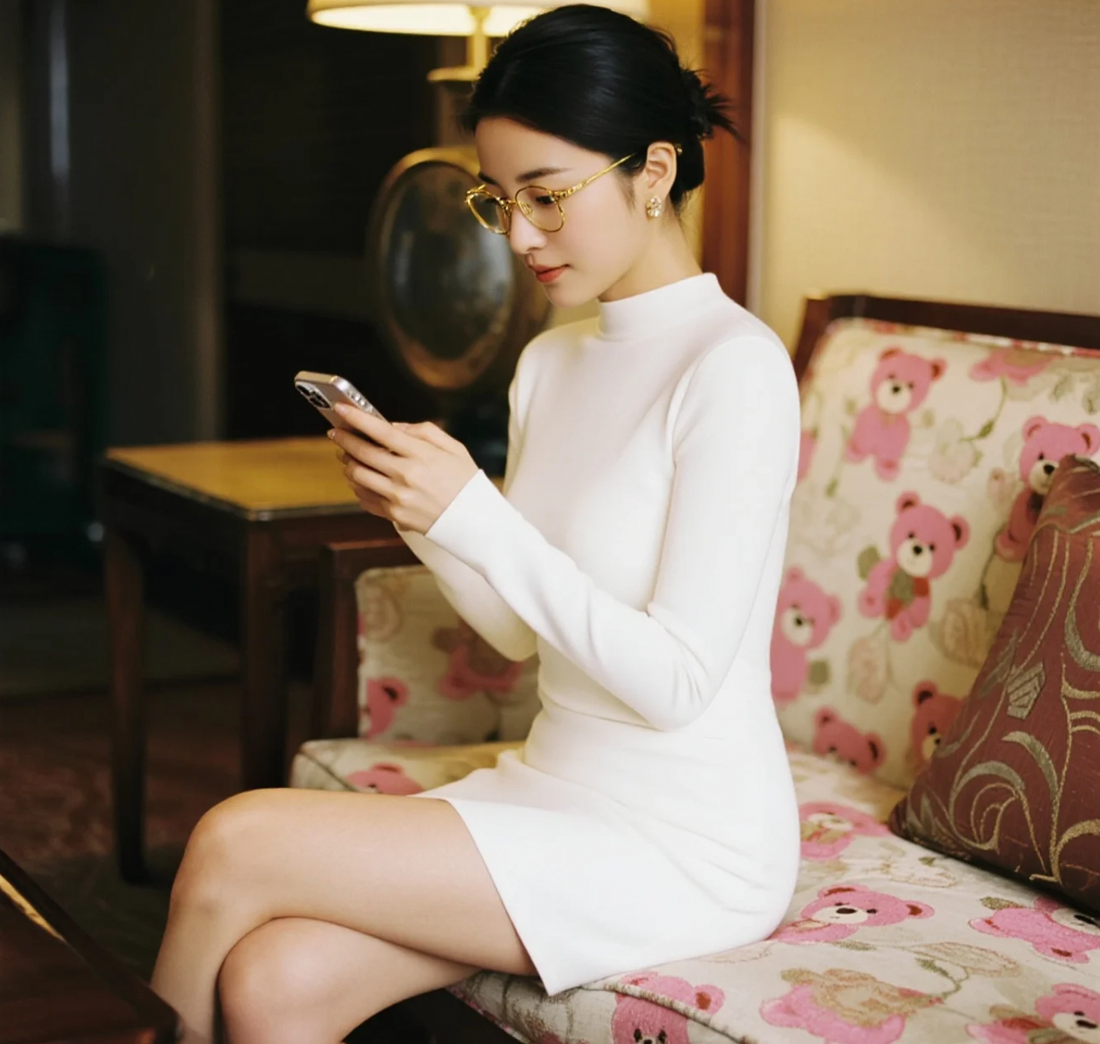 这么清纯的小姐姐，初吻应该还在吧？