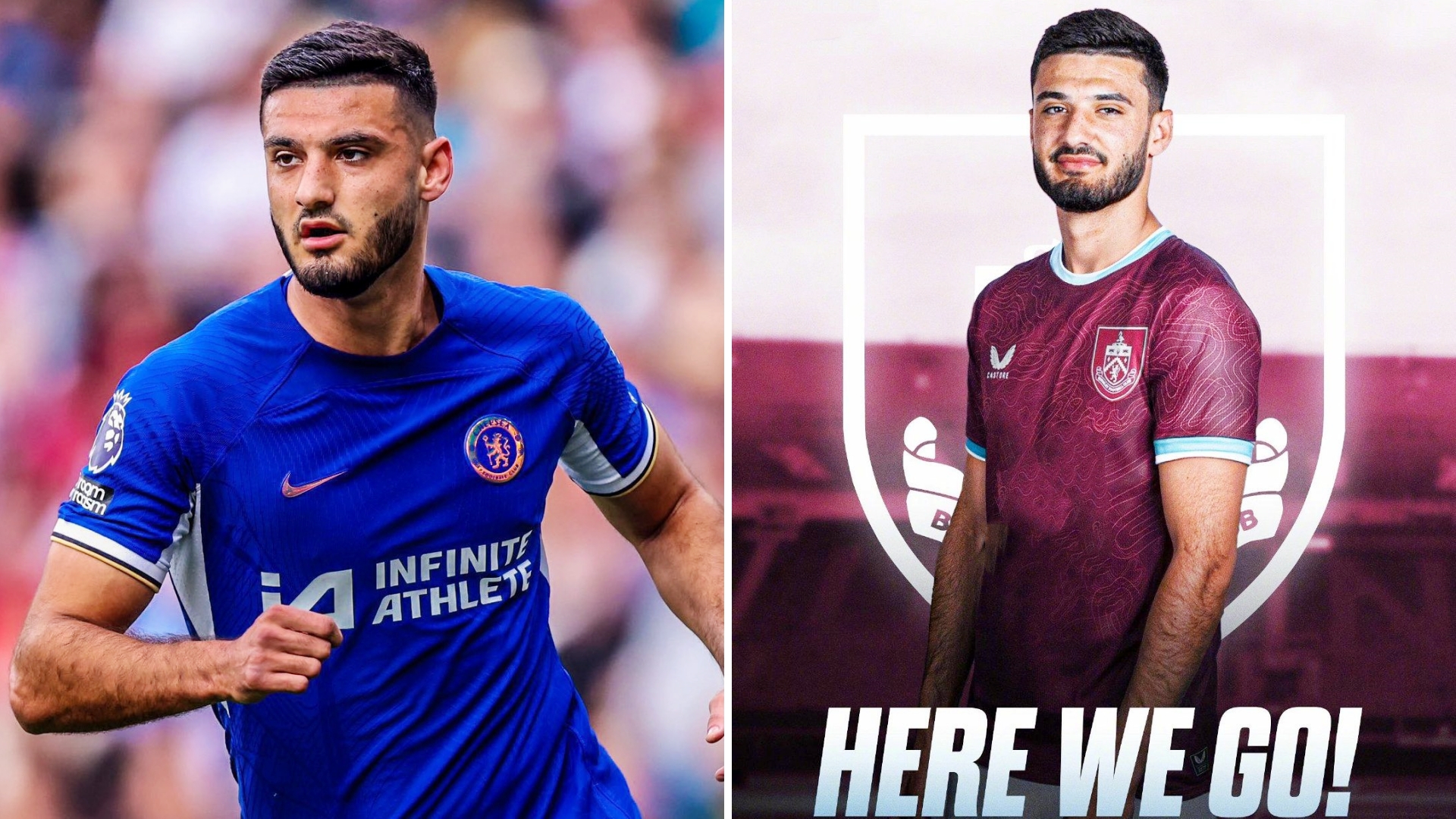 切尔西中锋布罗亚永久转会伯恩利，双方将签下一份长期合同，切尔西接受了转会。
23