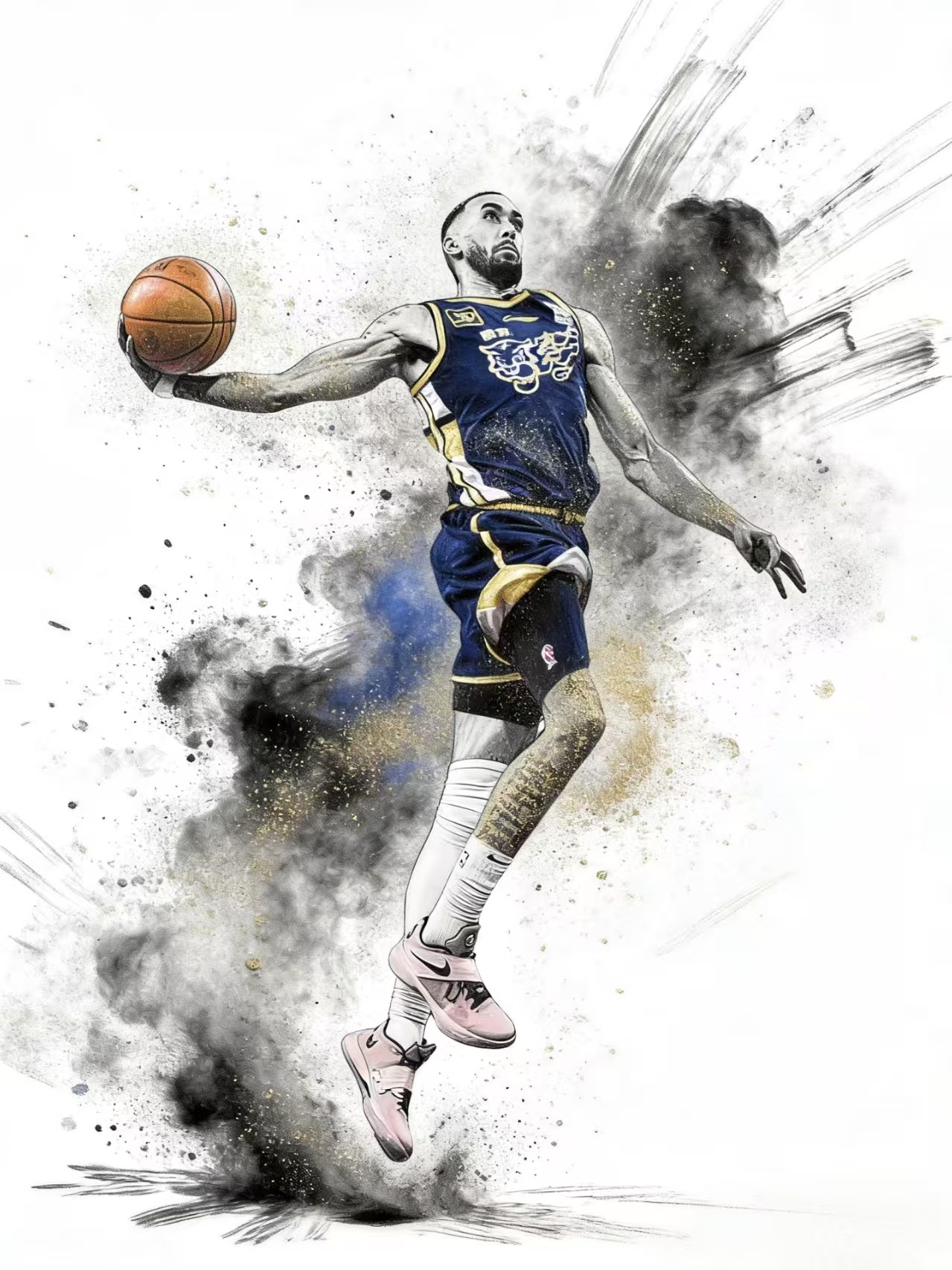 奎因三分大爆发，萨姆纳拼到抽筋，手感还需找，王洪泽继续闪耀