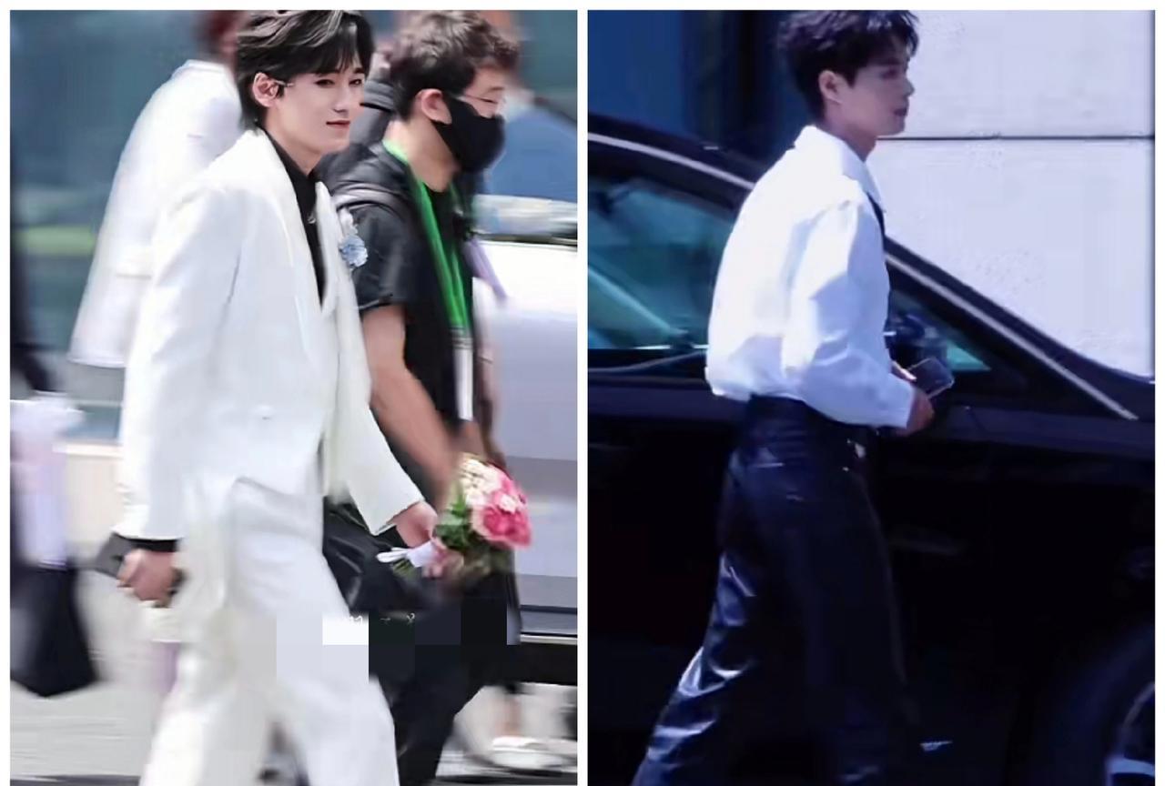 宋亚轩和柯淳上班路透太绝了 白衬衫和西服是男生最打眼的装扮。
第一眼以为柯淳出息