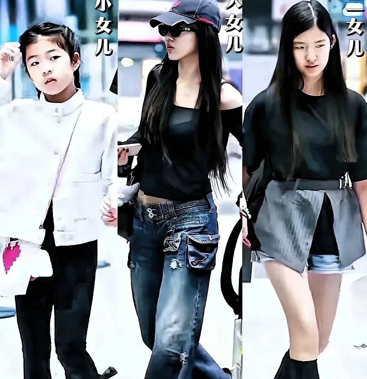 女儿照片让爸心塞了吧。

选老婆不高没事，脾气差也行。脸丑，真不能。

