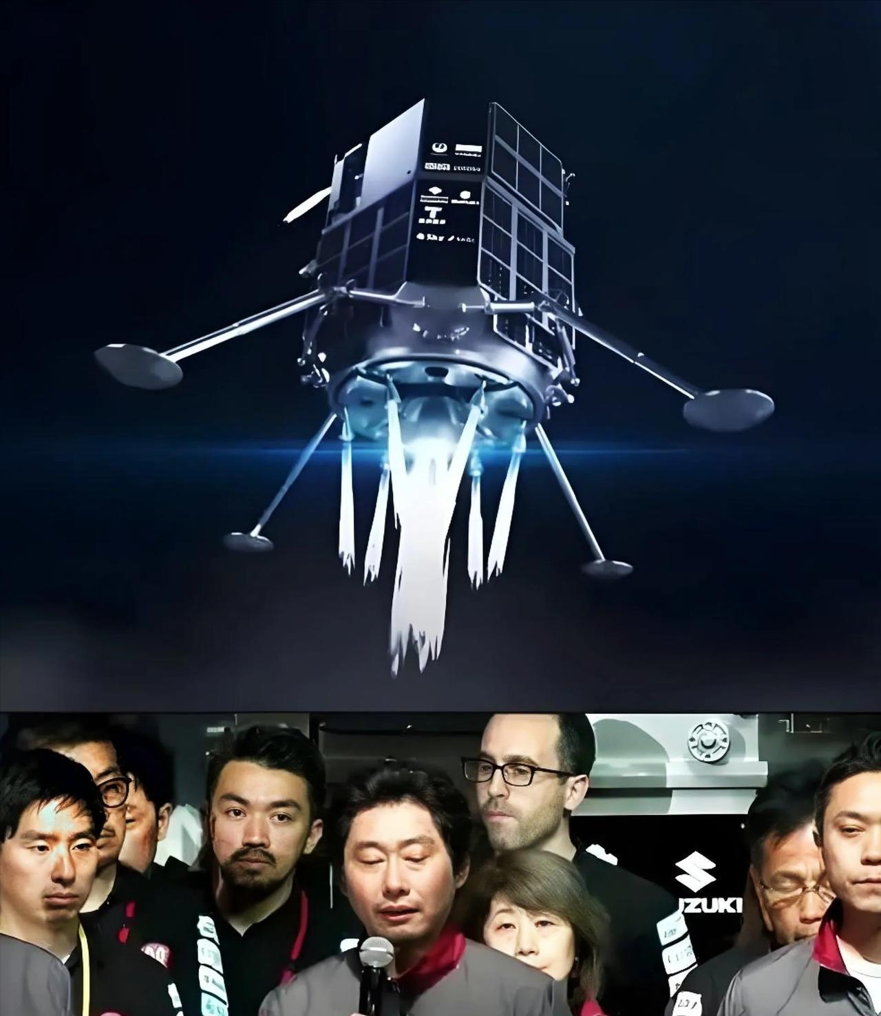 日本月球着陆器在着陆前一分钟失联。网友说“看国旗不是中国的，嫦娥直接给踹下去了”