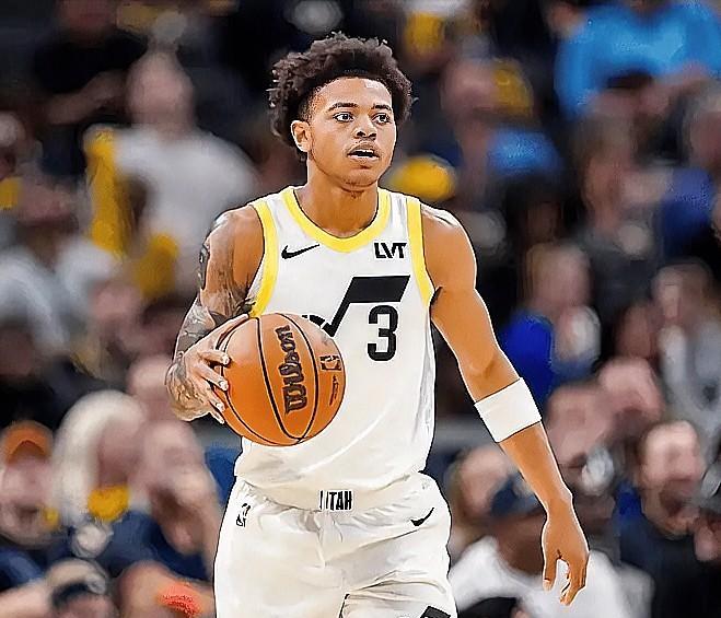 爵士新星乔治是来搞笑的吧！
今日爵士以100-129不敌火箭。乔治全场6投0中，