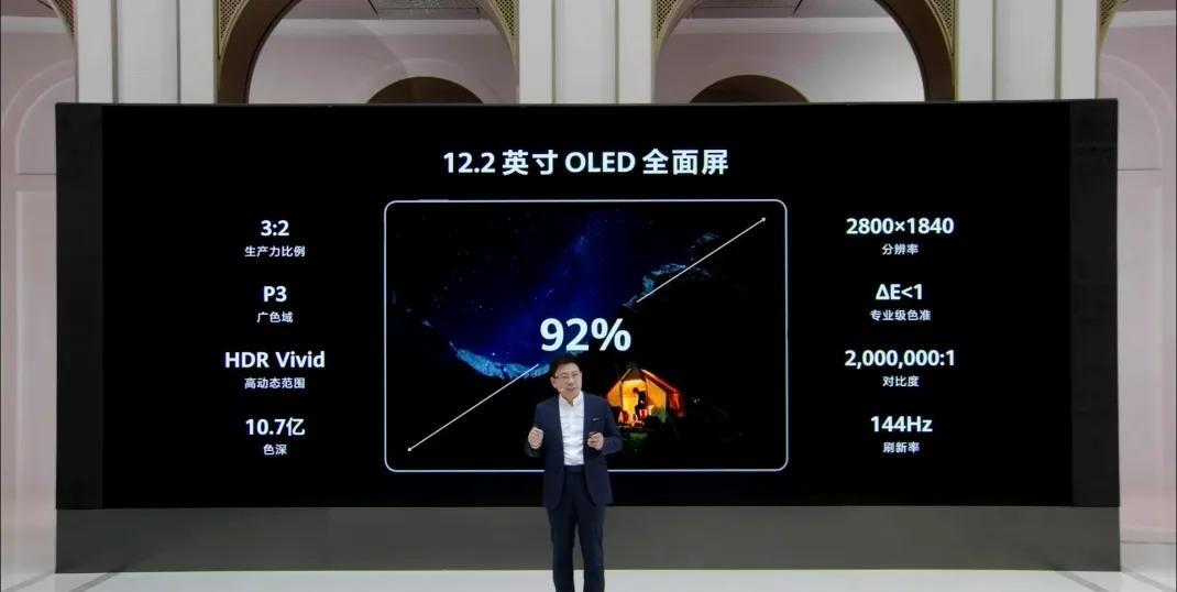 由余承东发布华为MatePad Pro 12.2英寸
可见其重要性与意义
简单做