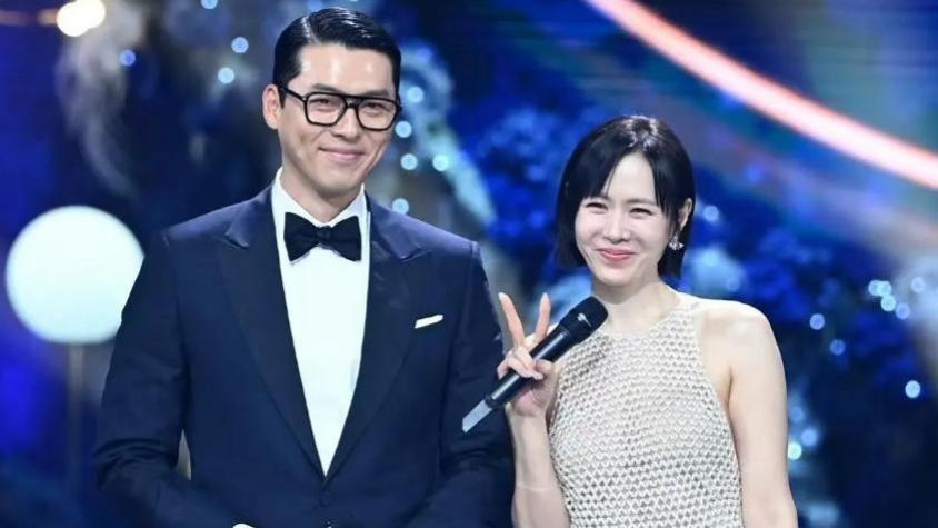 太甜了！孙艺珍玄彬同封影帝影后，双强夫妻同台表白超养眼