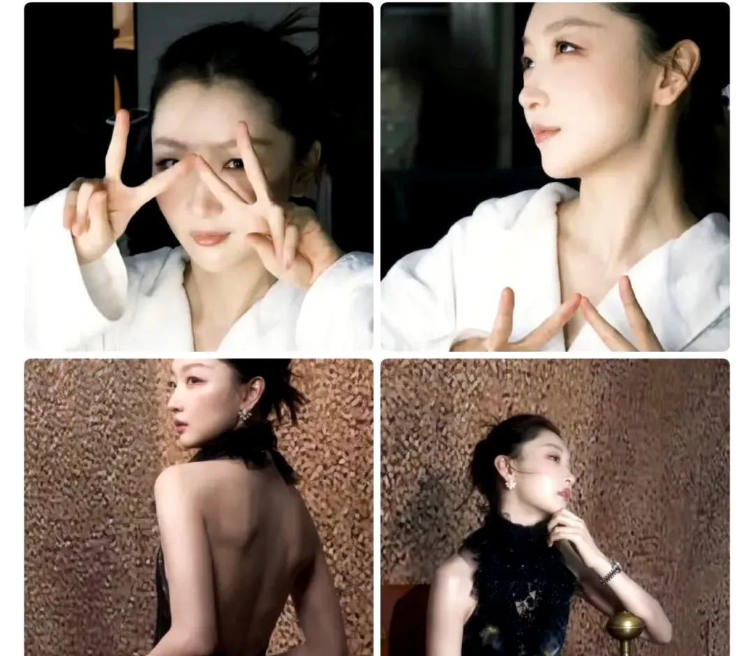 #周冬雨这“基础领”，藏着多少小心思？
谁不说周冬雨会穿啊！最近她这条长裙明明是