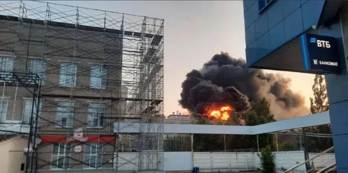 今天早上，乌克兰军队使用安-196“狂暴”（Лютiй）自杀式无人机袭击了楚瓦什