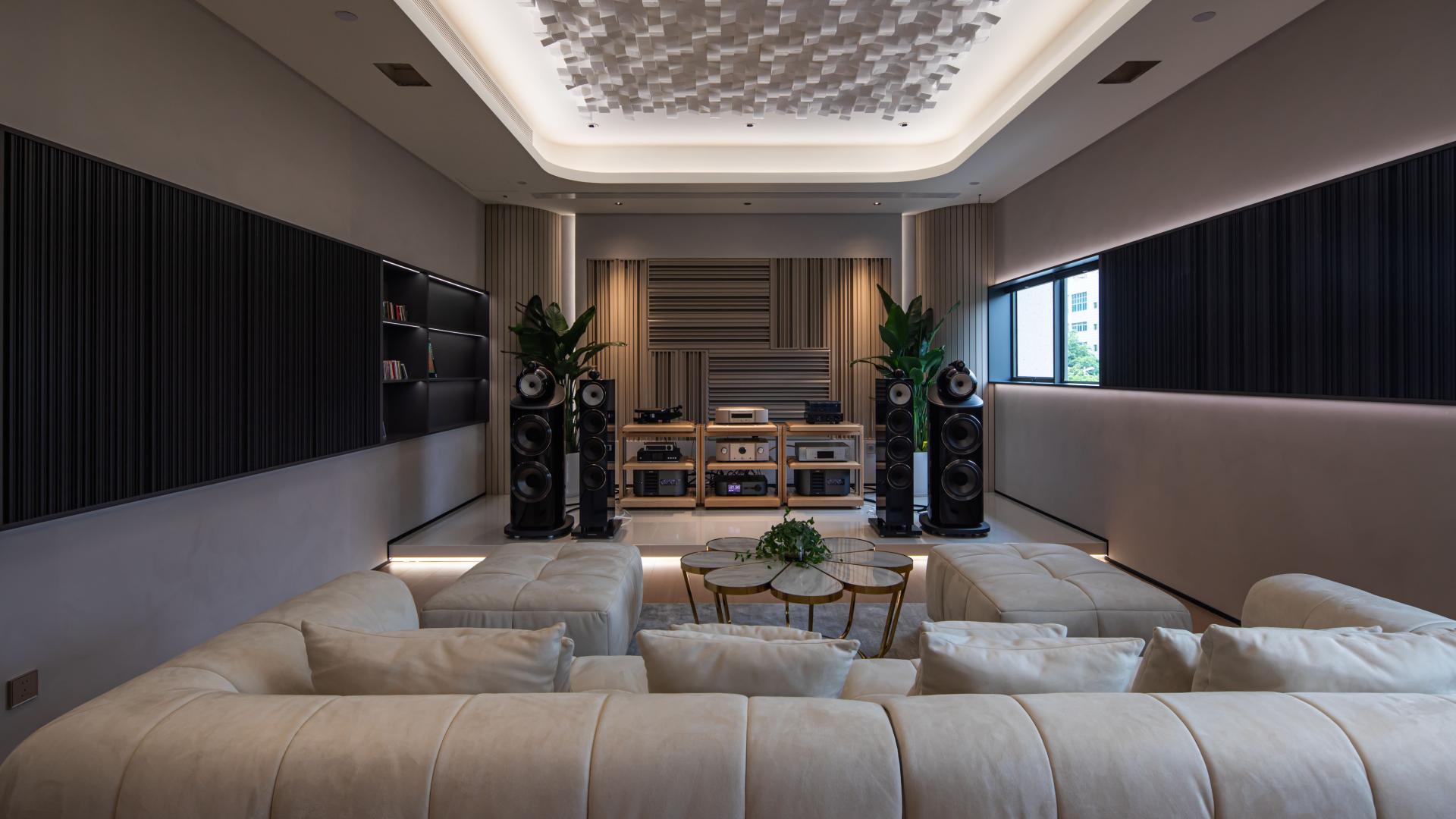 厦门漫威门店体验后续：Denon天龙AVC-X6800H功放+宝华韦健音箱的全景声家庭影院达成！