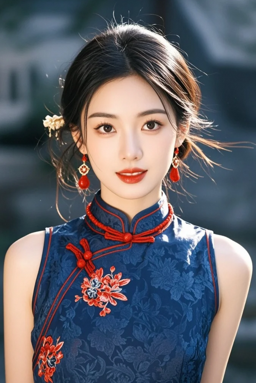 庭院花影摇曳，她惊艳了整个初夏