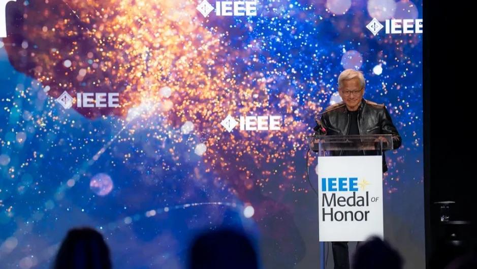 NVIDIA创始人兼CEO黄仁勋荣获技术领域最高荣誉——2026年IEEE荣誉奖章