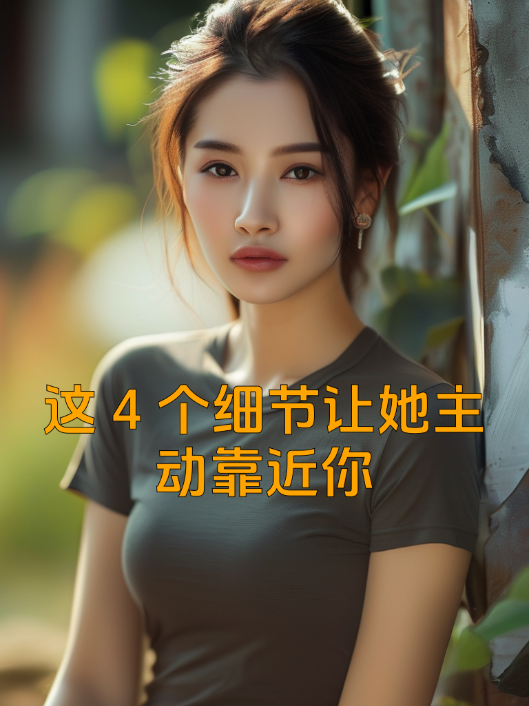 这4个细节让她主动靠近你