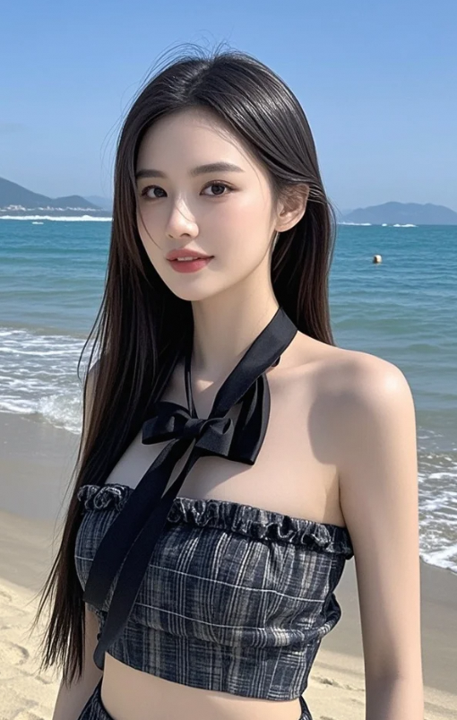 美女一笑，像晨光穿过薄雾，温柔得让人心尖微颤！