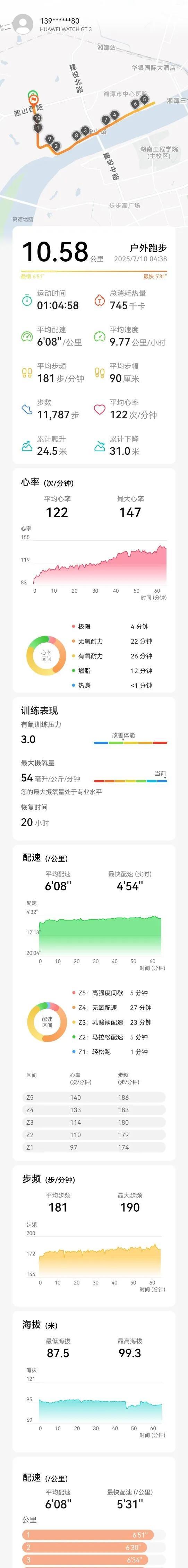 事缓则圆，
人缓则安。
继续有氧慢跑。
越慢越舒服，越舒服越慢。
你高温又奈我何