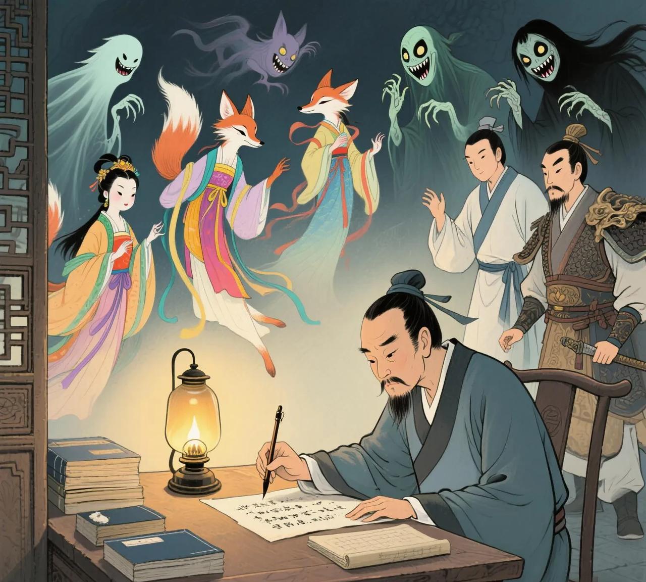 蒲松龄的一生，充满了坎坷波折，然而正是这些经历，铸就了他极具传奇色彩的一生。[赞