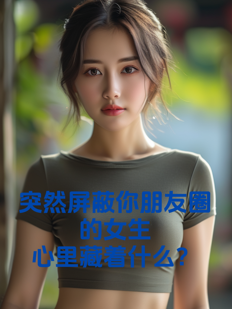 突然屏蔽你朋友圈的女生，心里藏着什么？