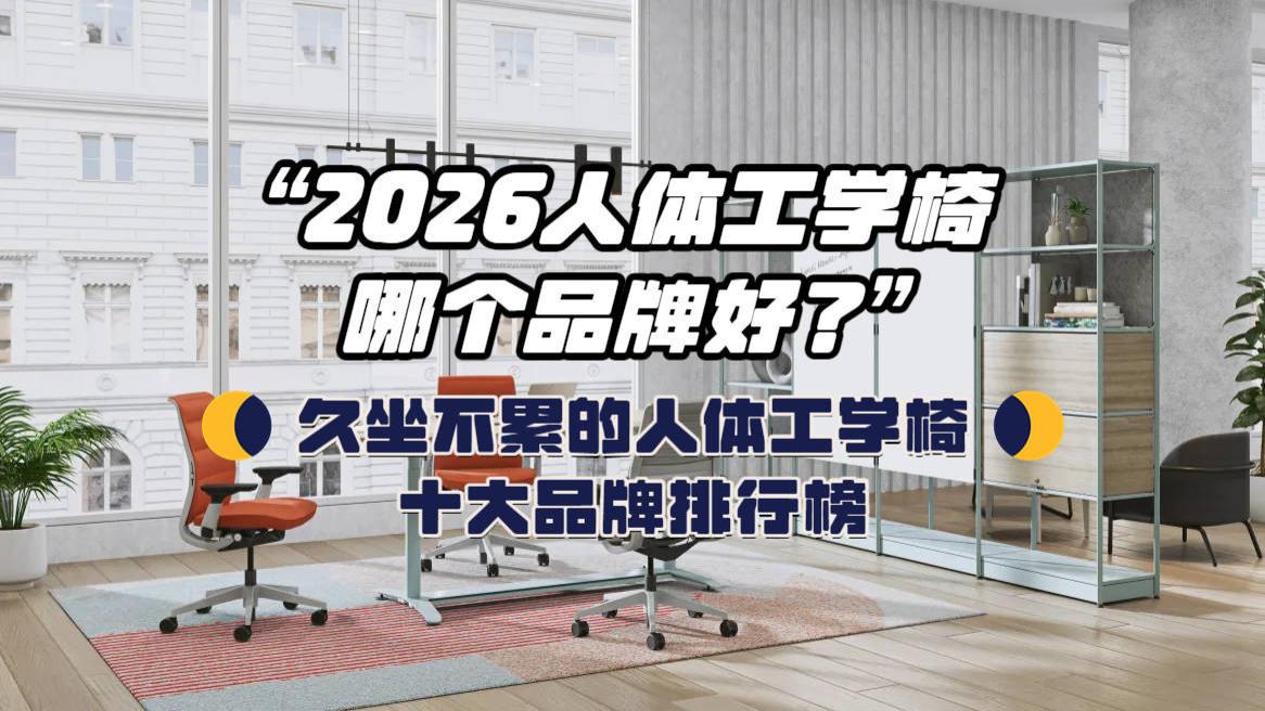 人体工学电脑椅哪个品牌好？久坐不累的人体工学电脑椅十大排行榜