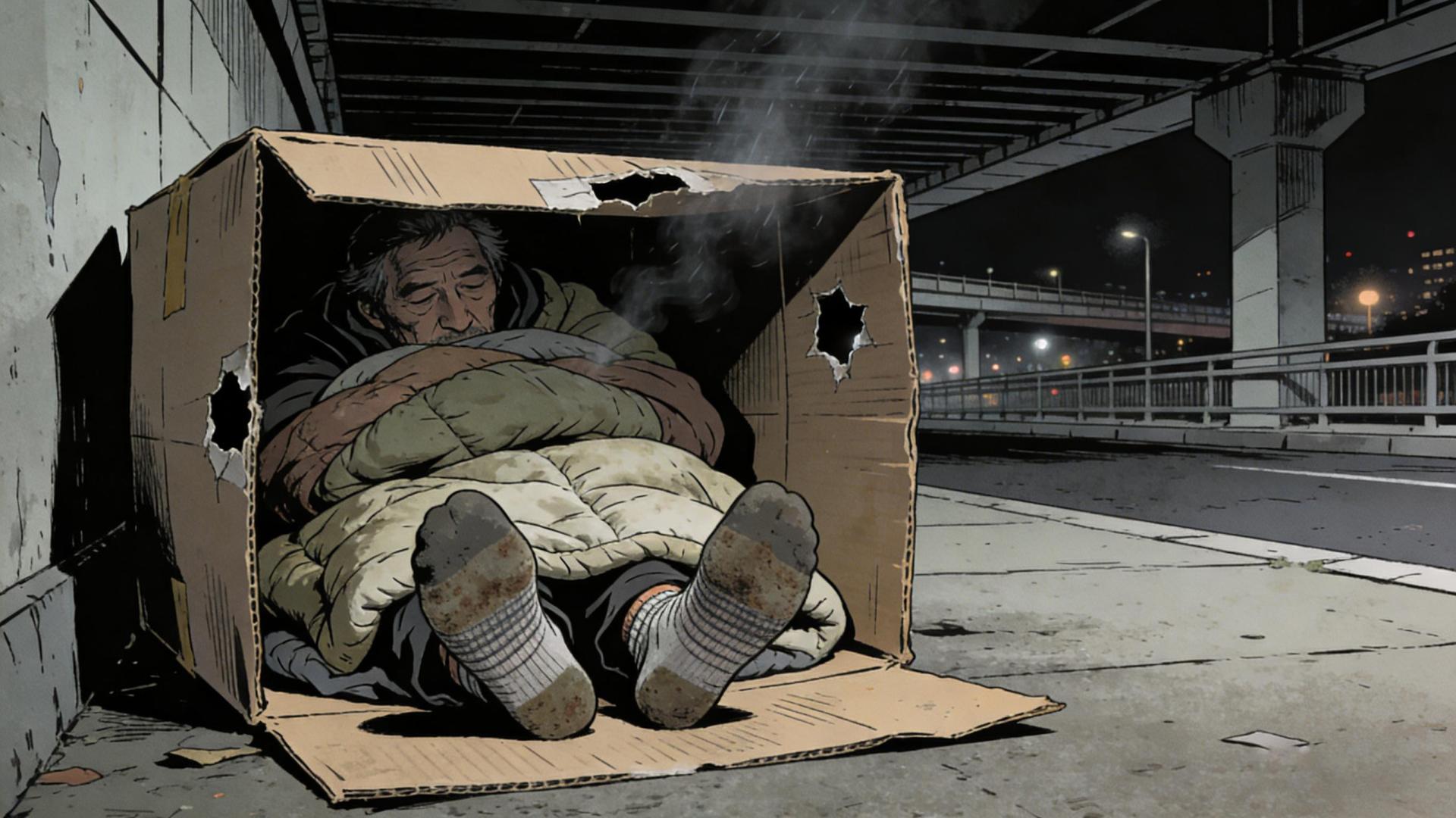 社会观察：为什么流浪者大多都在睡觉？