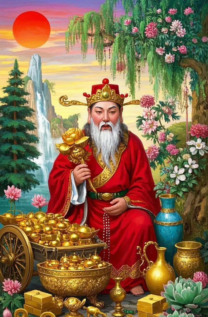 金龙摆尾摇啊摇，摇出元宝满屋飘；
招财猫爪招一招，招来金银财宝朝家跑。
左边聚宝
