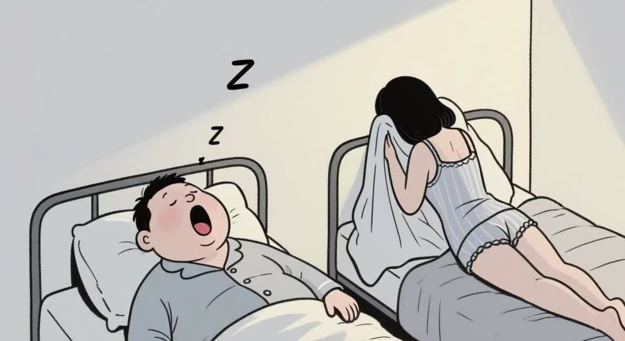 今天闺蜜问我还和老公睡一个房间吗？
我以为她又要说些有的没的，我说有时候分开睡