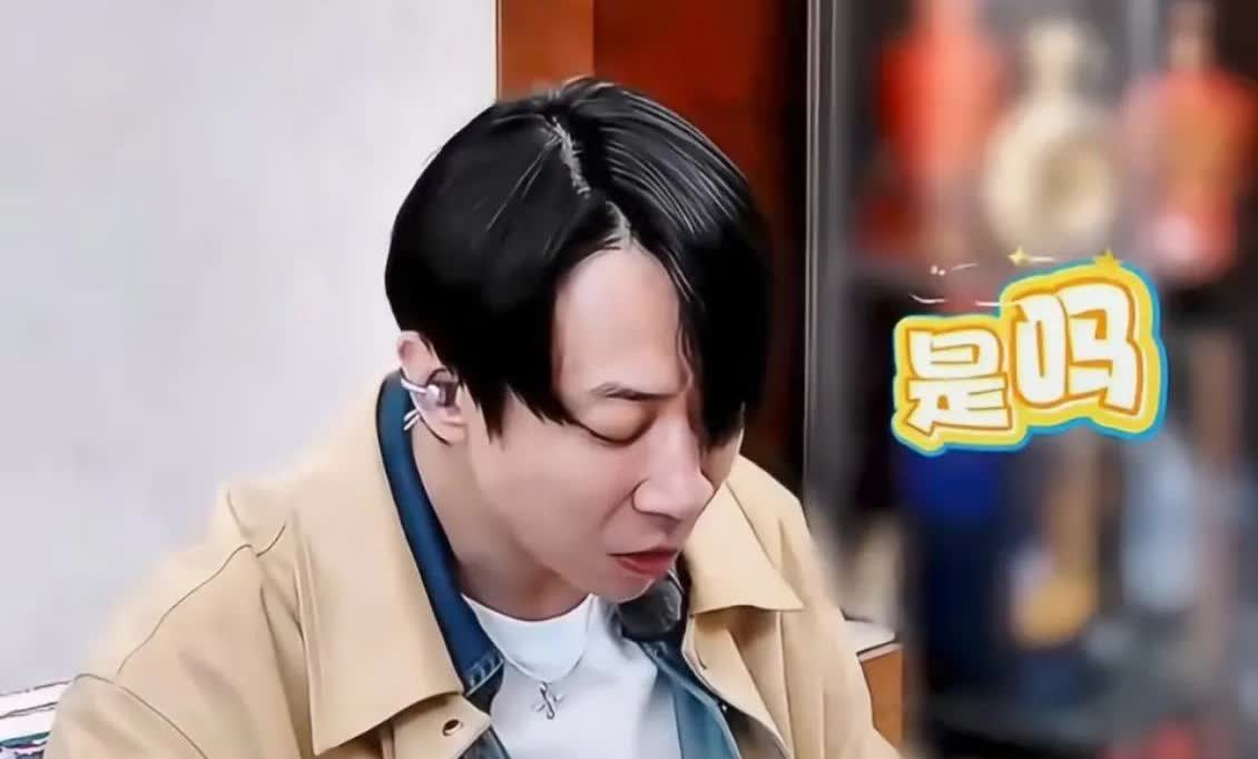 张维伊他不管跟谁说话，不管去哪个场合他都戴着蓝牙耳机，去岳父岳母家也是如此，和董