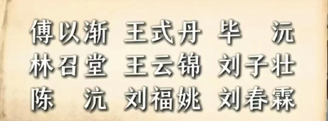 考考大家：我列举的这两张图片，一份全是清朝的科举状元，另一份则是跟他们同一时期的