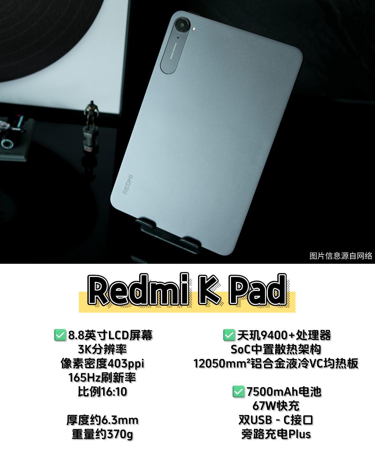 关于红米K Pad，你该知道的都在这了
帮大家汇总了一波Redmi K Pad的
