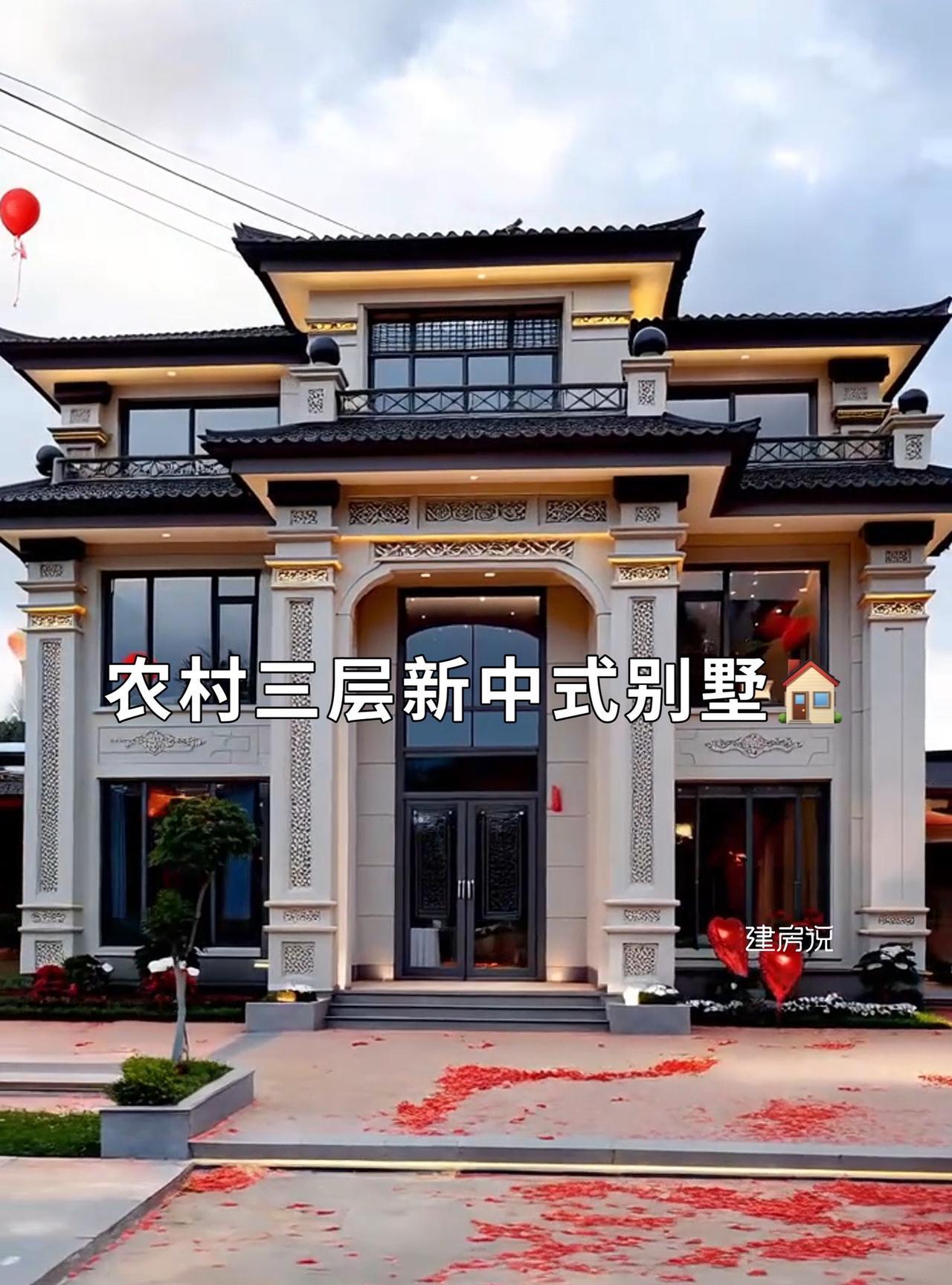 这是我理想的新中式住宅！#建房说 #新中式别墅
