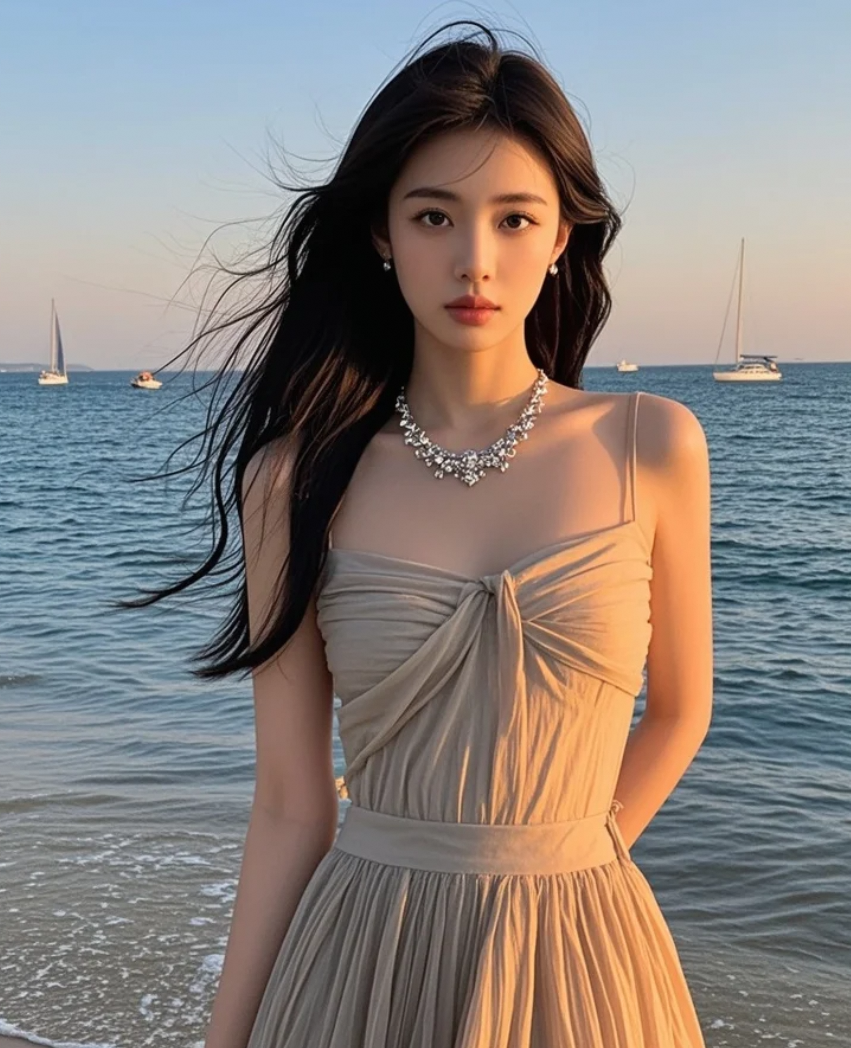 她的目光，落在无垠深处