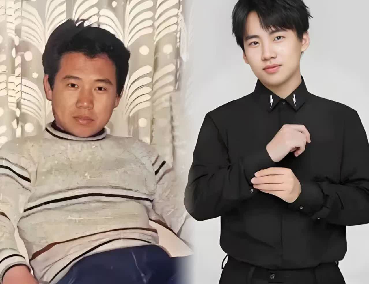 在郭德纲和郭麒麟身上
发现一个玄学，
不是他们长的很像，也不是他们长的不像，