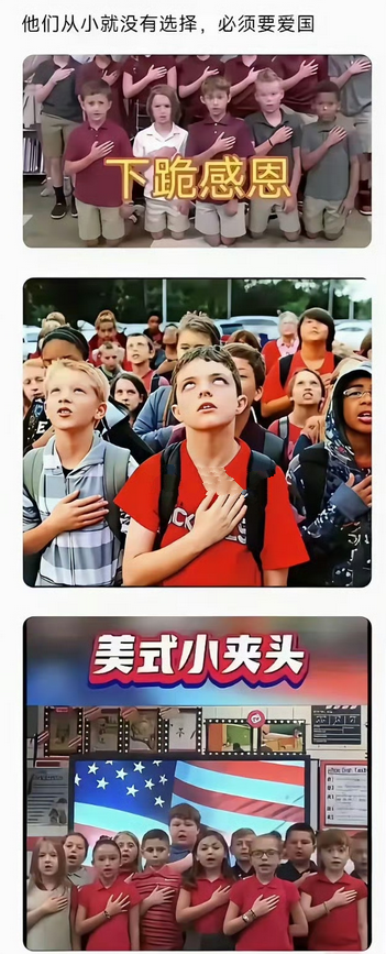 公知不是说美国从不搞爱国教育吗？