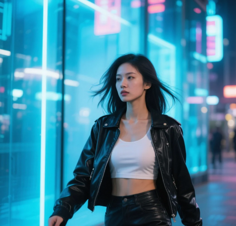 氧气感？不，这是「霓虹窒息感」美女图鉴