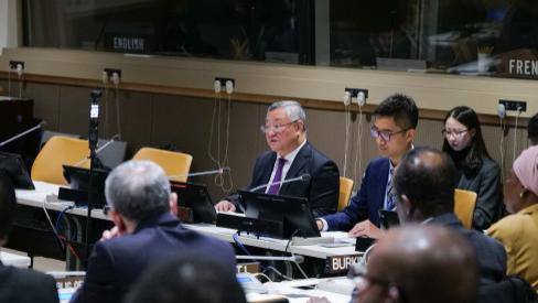 中国代表傅聪批评美方对他国指手画脚，到处搬弄是非、挑拨离间