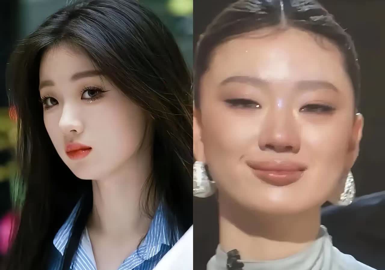 你敢相信吗？
左边楚楚可人的妹子是刚出道时期的单依纯！
这才几年……
变化
