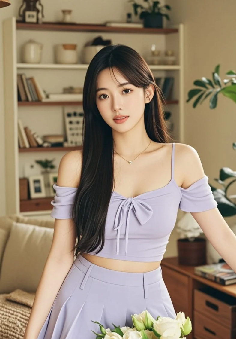 甜美得像个邻家女孩，你会心动吗？