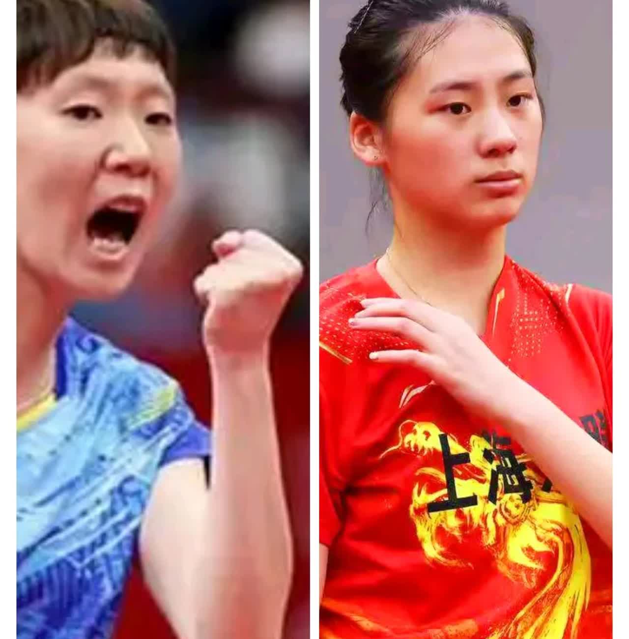 陈熠：你是姐姐，先让你赢2局！后面我就不客气了。
曼昱：没事，你放开打就好了，