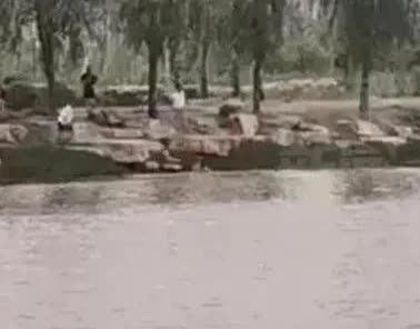 前几日，在河南商丘城湖，一对年轻夫妻发生争执，女子纵身跳入水中，男子随即跳水施救