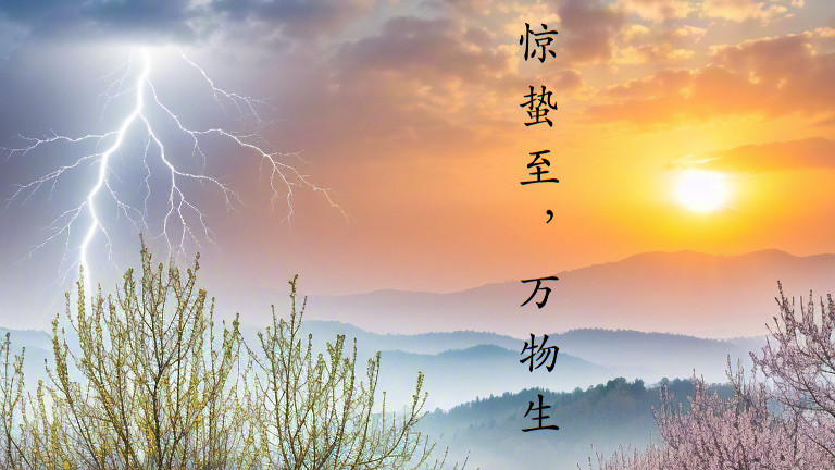惊蛰至，万物生