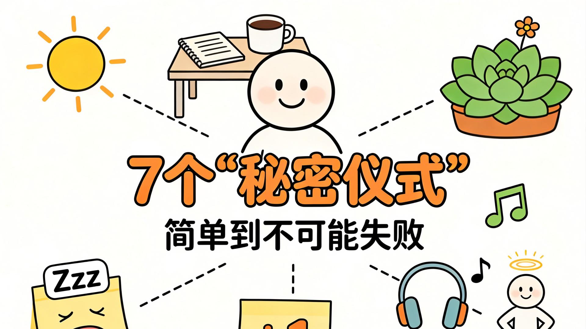 能量低的时候，就来做这7件小事｜简单到不可能失败